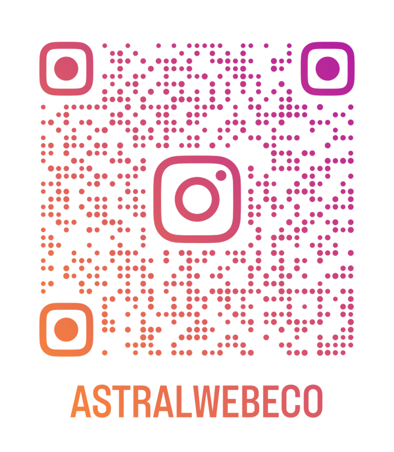 QR code instagram d'astralweb